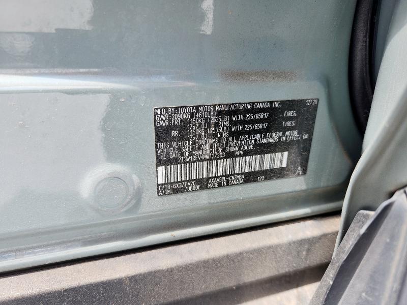 2021 TOYOTA RAV4 XLE - 2T3W1RFV4MW127303