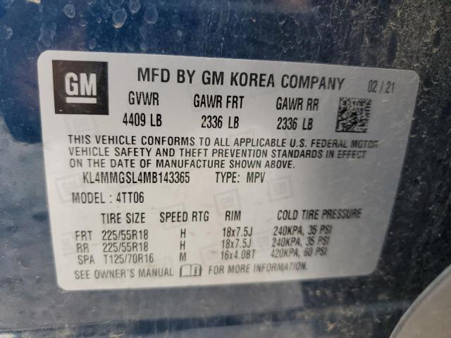 2021 BUICK ENCORE GX KL4MMGSL4MB143365