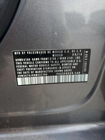 2016 VOLKSWAGEN JETTA S 3VW267AJ9GM227764