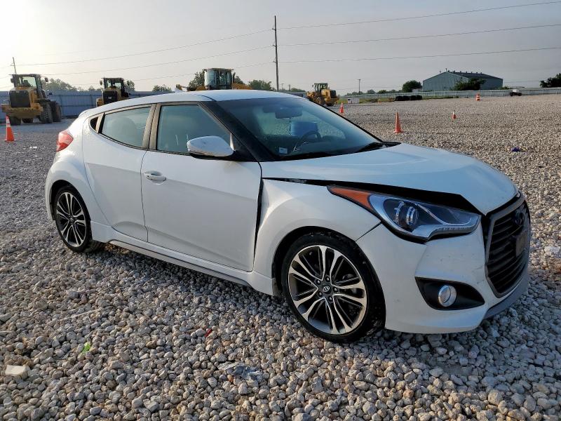 Vin: kmhtc6ae7hu309966, lot: 59719665, hyundai veloster turbo 20174