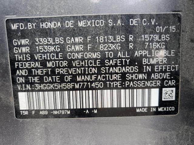 2015 HONDA FIT LX 3HGGK5H58FM771450