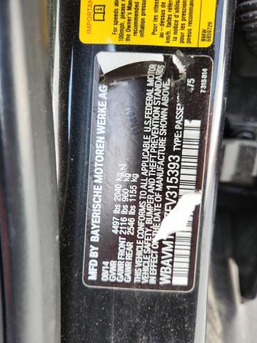 2015 BMW X1 SDRIVE2 WBAVM1C57FV315393
