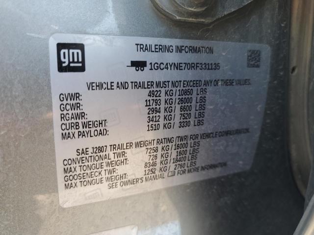 2024 CHEVROLET SILVERADO - 1GC4YNE70RF331135