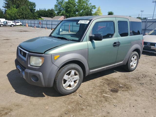 HONDA ELEMENT EX 2004 green  gas 5J6YH28504L030847 photo #1