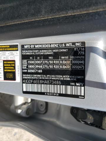 2017 MERCEDES-BENZ GLS 450 4M - 4JGDF6EE8HA873486