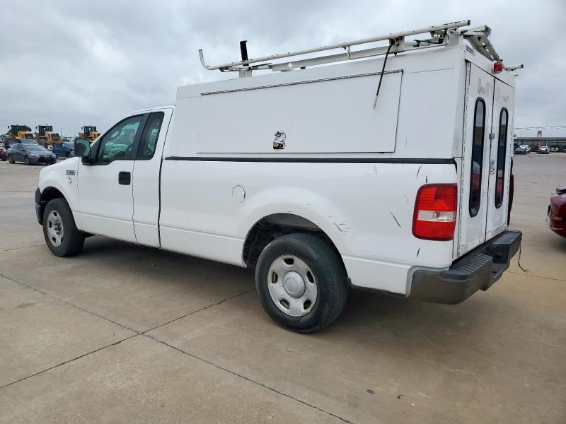 FORD F150 2008 white pickup gas 1FTRF12238KC03085 photo #3