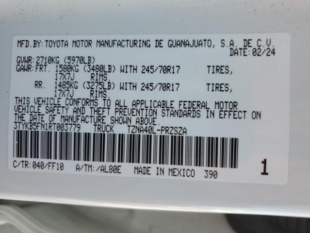 2024 TOYOTA TACOMA DOU - 3TYKB5FN1RT003779