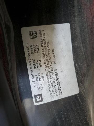2015 CHEVROLET CAMARO LT 2G1FD3D33F9226478