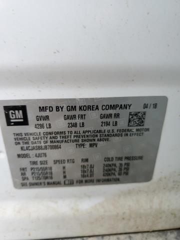 2018 BUICK ENCORE PRE KL4CJASB8JB700864