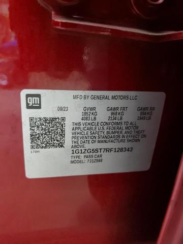 2024 CHEVROLET MALIBU RS 1G1ZG5ST7RF128343