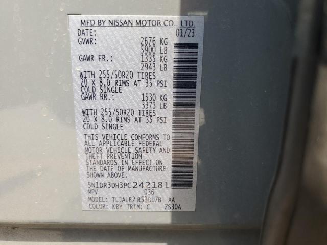 2023 NISSAN PATHFINDER - 5N1DR3DH3PC242181