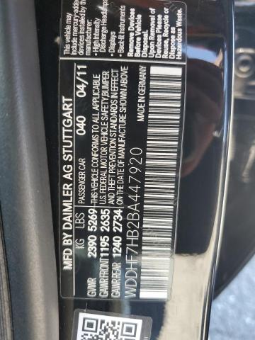 2011 MERCEDES-BENZ E 63 AMG - WDDHF7HB2BA447920