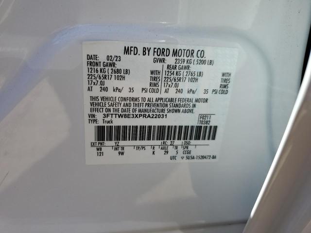 2023 FORD MAVERICK X 3FTTW8E3XPRA22031