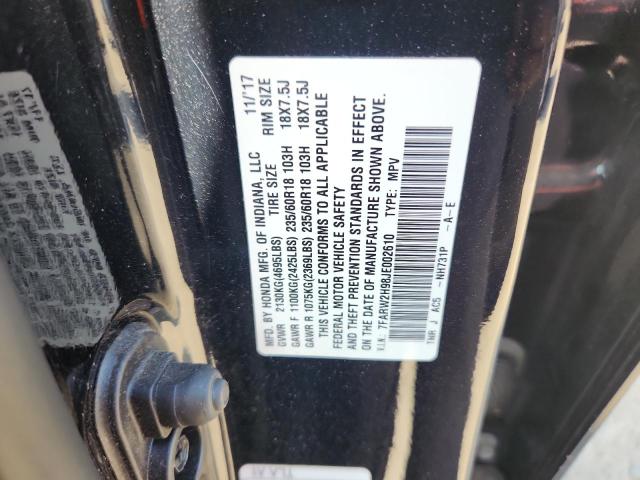 2018 HONDA CR-V TOURI 7FARW2H98JE002610