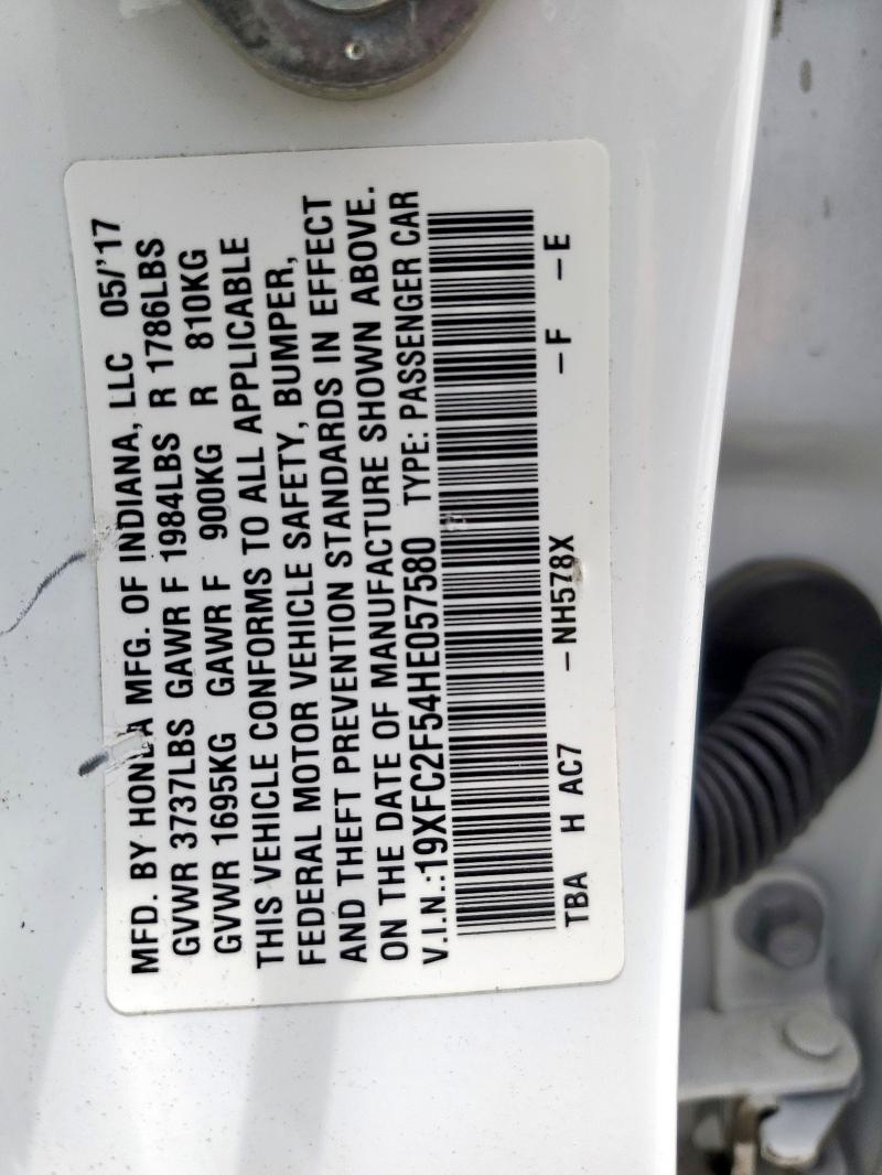 2017 HONDA CIVIC LX - 19XFC2F54HE057580