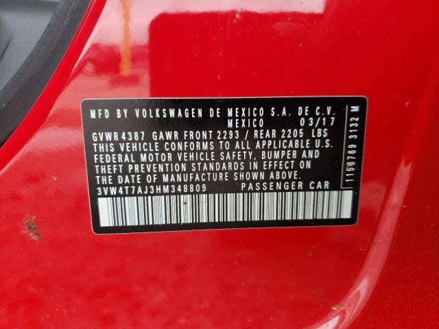 2017 VOLKSWAGEN JETTA GLI - 3VW4T7AJ3HM348809