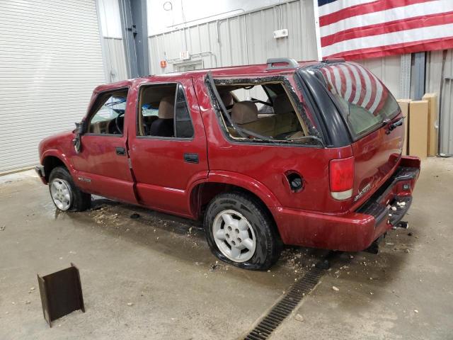 CHEVROLET BLAZER 1998 red 4dr spor gas 1GNDT13W6WK110683 photo #3