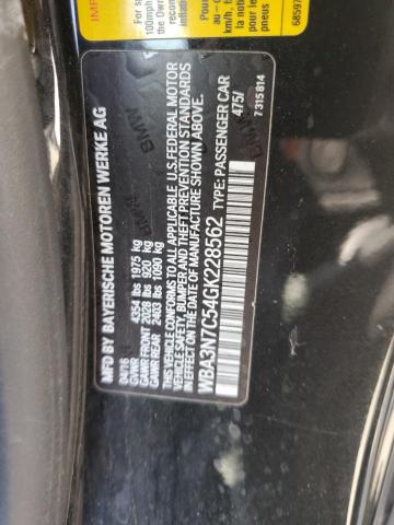 2016 BMW 428 I WBA3N7C54GK228562