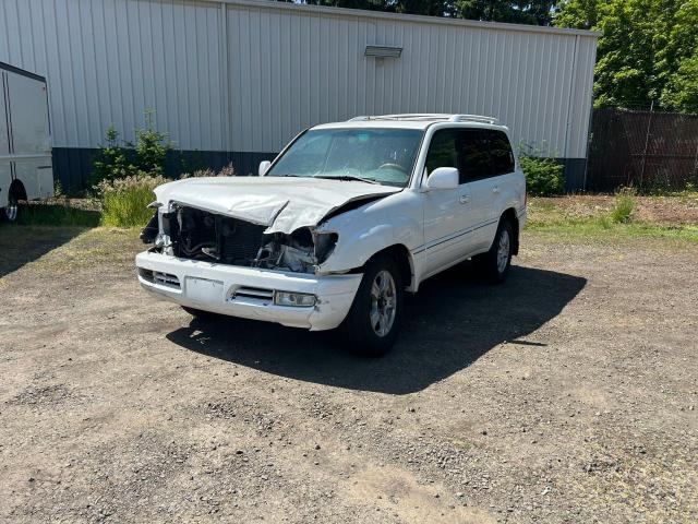 LEXUS LX 470 2007 white 4dr spor gas JTJHT00W174024015 photo #3