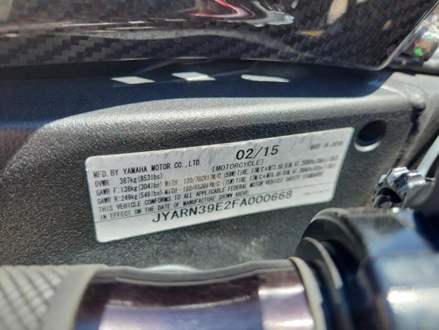 2015 YAMAHA YZFR1 JYARN39E2FA000668