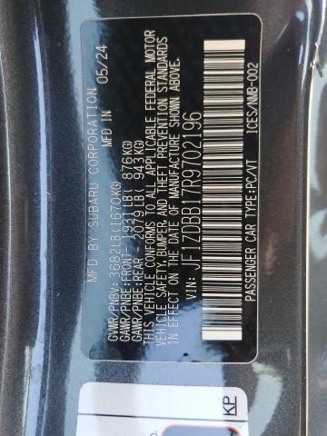 2024 SUBARU BRZ PREMIU JF1ZDBB17R9702196