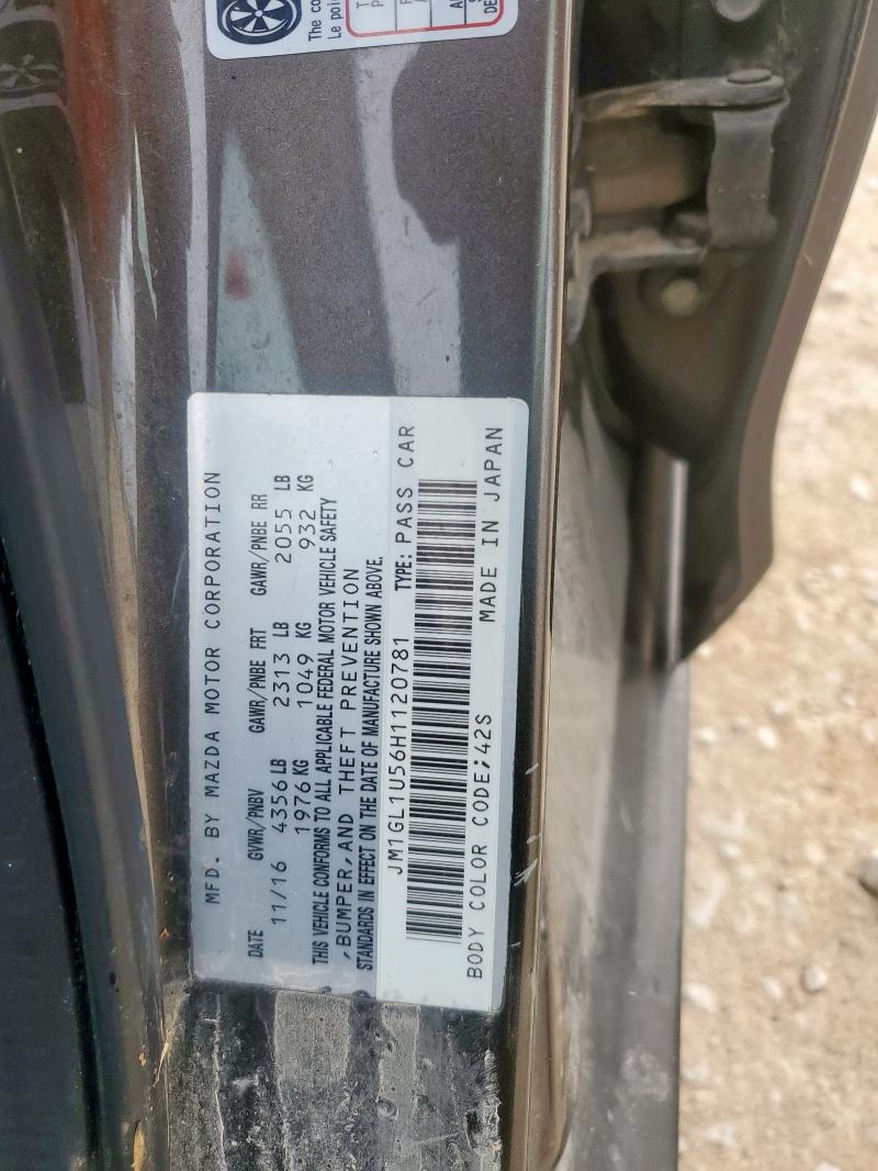 2017 MAZDA 6 SPORT - JM1GL1U56H1120781