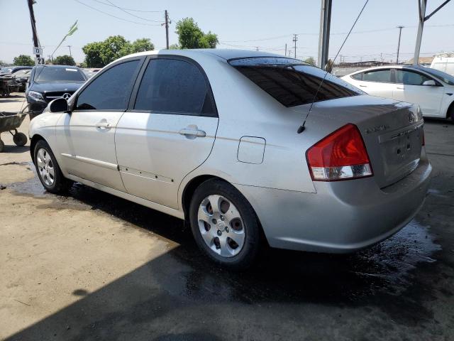 KIA SPECTRA EX 2009 silver  gas KNAFE222995587477 photo #3