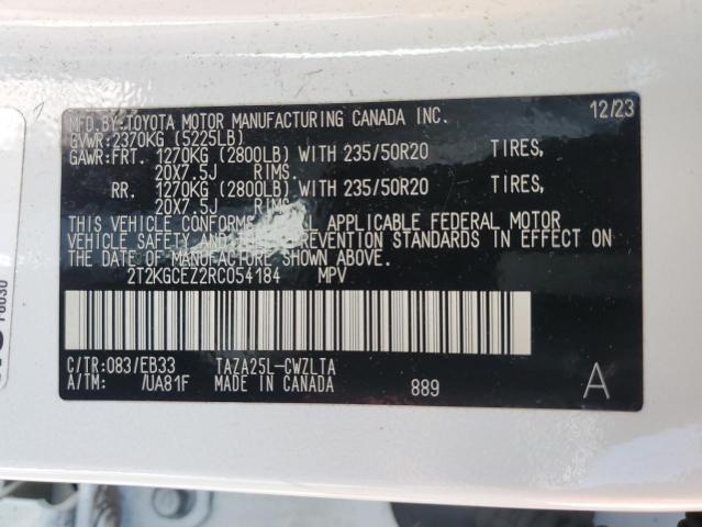 2024 LEXUS NX 350 LUX 2T2KGCEZ2RC054184