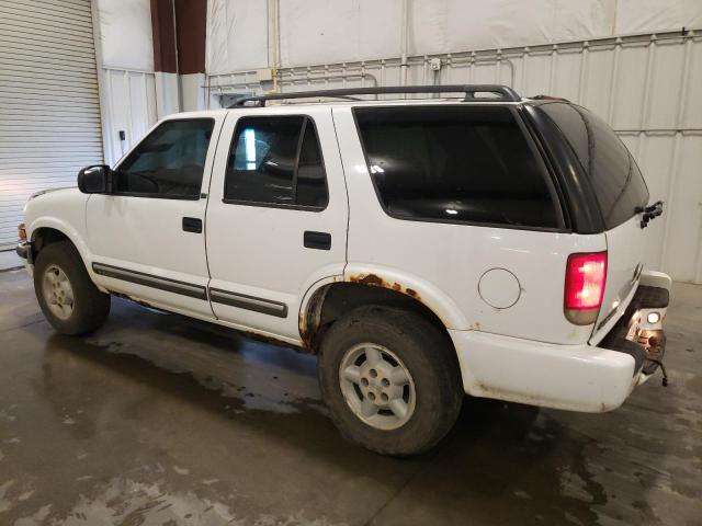 CHEVROLET BLAZER 2000 white  gas 1GNDT13W6Y2407049 photo #3