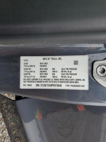 2023 TESLA MODEL 3 5YJ3E1EA0PF673646