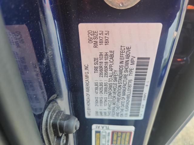 2020 HONDA CR-V EXL 5J6RW2H85LL018776