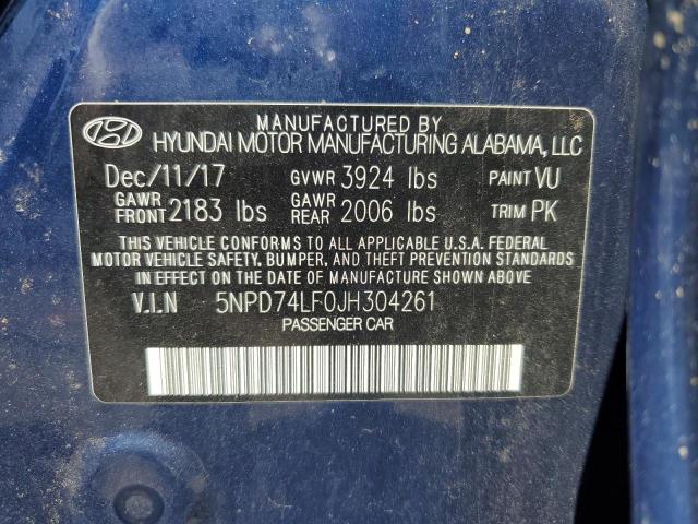 2018 HYUNDAI ELANTRA SE - 5NPD74LF0JH304261