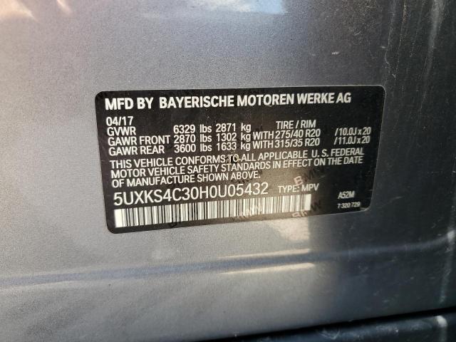 2017 BMW X5 XDRIVE35D 5UXKS4C30H0U05432