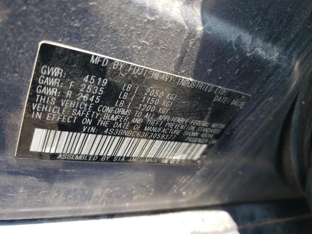2015 SUBARU LEGACY 2.5 4S3BNBC63F3059377