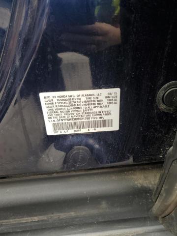 2016 HONDA PILOT EXL 5FNYF6H83GB021760