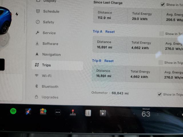 2022 TESLA MODEL 3 5YJ3E1EB1NF187563