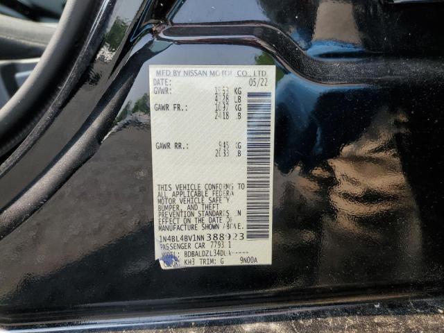 2022 NISSAN ALTIMA S 1N4BL4BV1NN388923