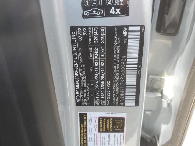 2023 MERCEDES-BENZ EQS SUV 45 4JGDM2EBXPA000924