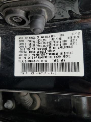 2015 HONDA CR-V TOURI - 5J6RM4H94FL105700