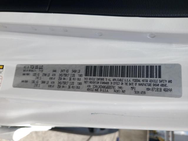 2019 JEEP WRANGLER U 1C4HJXDN0KW689701