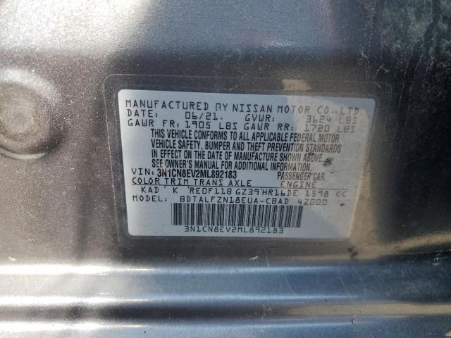 2021 NISSAN VERSA SV 3N1CN8EV2ML892183