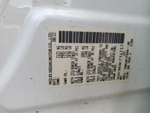2022 NISSAN ROGUE SV 5N1BT3BB3NC731717