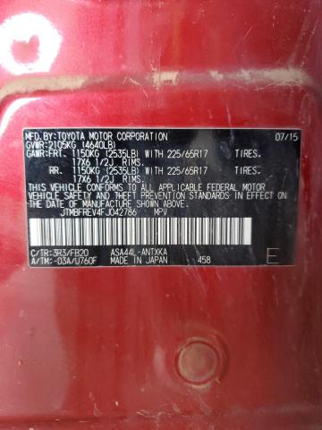2015 TOYOTA RAV4 LE - JTMBFREV4FJ042786