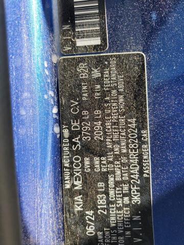 2024 KIA FORTE LX - 3KPF24AD4RE820244