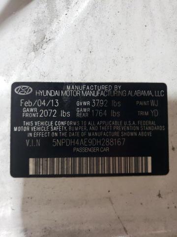 5npdh4ae9dh288167 - 2013 Hyundai Elantra Gls - #61914765