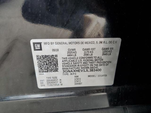 2018 CHEVROLET EQUINOX LS - 3GNAXHEV1JL383400