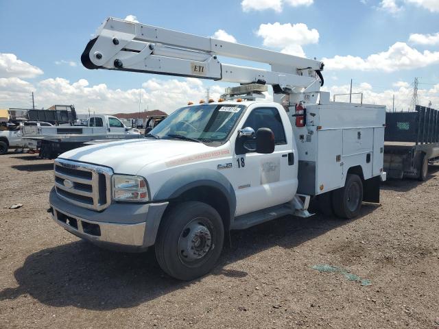 FORD F550 SUPER 2006 white chassis diesel 1FDAF57P66EB20041 photo #1