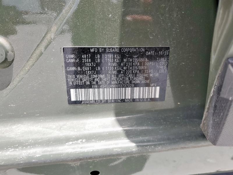 2024 SUBARU CROSSTREK 4S4GUHN66R3737029