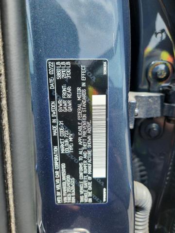 2022 VOLVO XC60 T8 RE - YV4H60DLXN1050120