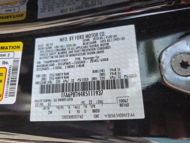 2024 FORD MUSTANG - 1FA6P8TH4R5111937